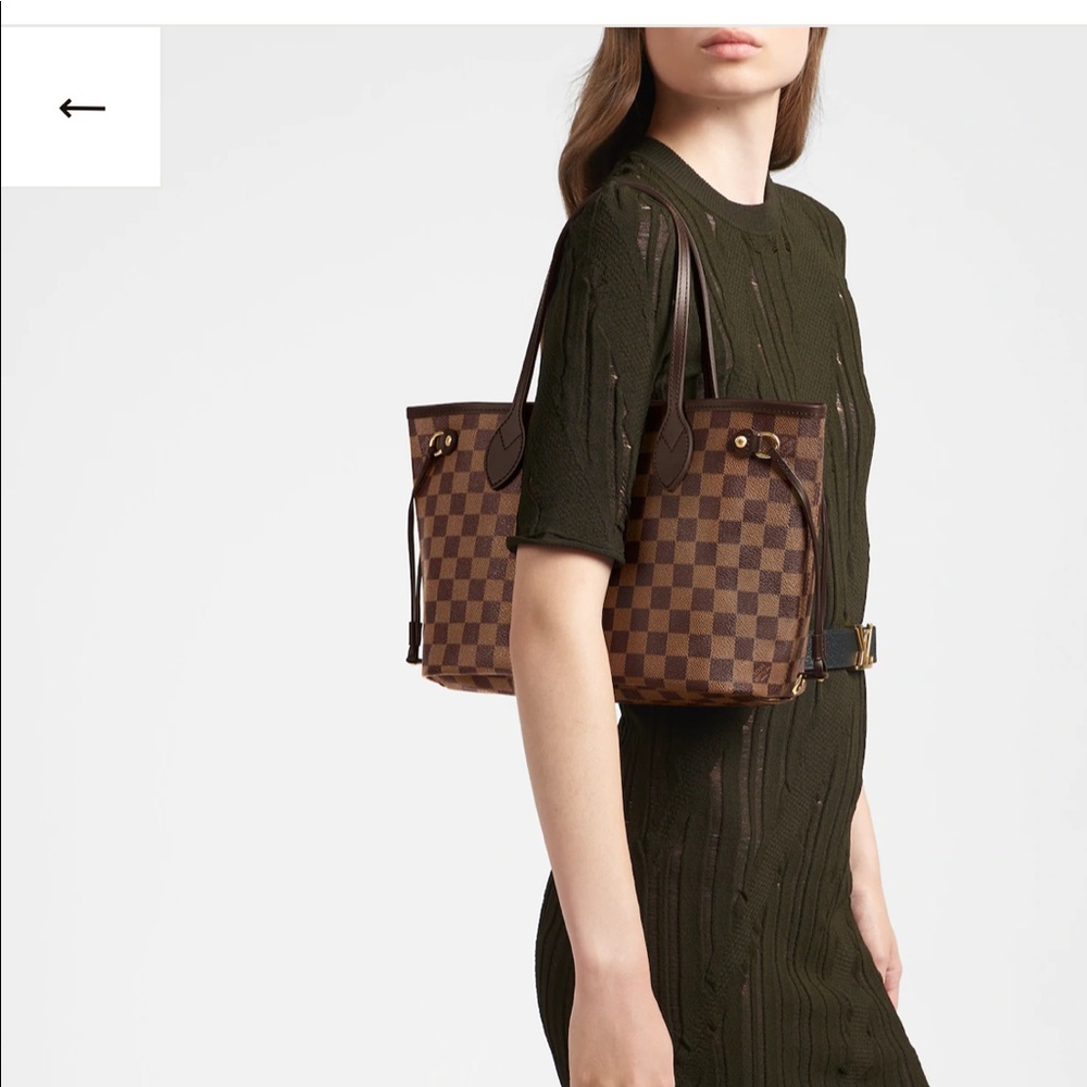 Louis Vuitton NEVERFULL Demiar Ebene- PM tote